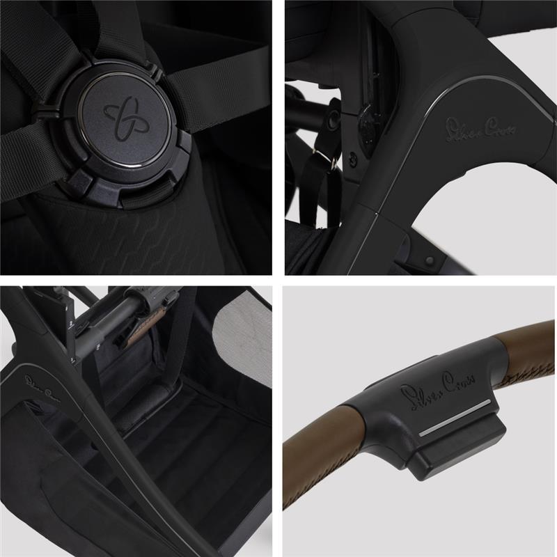 Silver Cross Cove 2 Full-Size All-Terrain Stroller, Onyx Black Image 5