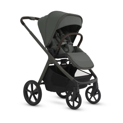 Full-size Silver Cross Cove 2 all-terrain stroller in pewter with adjustable canopy and padded seat.
