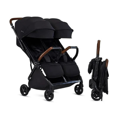 Silver Cross - Jet Lightweight Double Stroller, Black Image 1