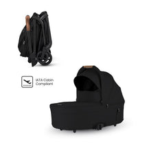 Silver Cross - Nia Compact Folding Bassinet, Onyx Black Image 1