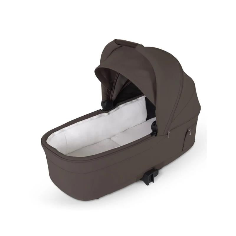 Silver Cross Nia Compact Stroller & Folding Bassinet Bundle, Chocolate Image 11