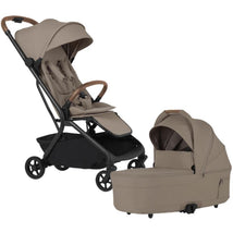 Silver Cross Nia Compact Travel Stroller & Bassinet Bundle, Champagne Image 1
