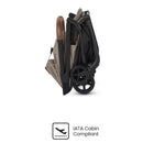 Silver Cross Nia Compact Travel Stroller & Bassinet Bundle, Champagne Image 8