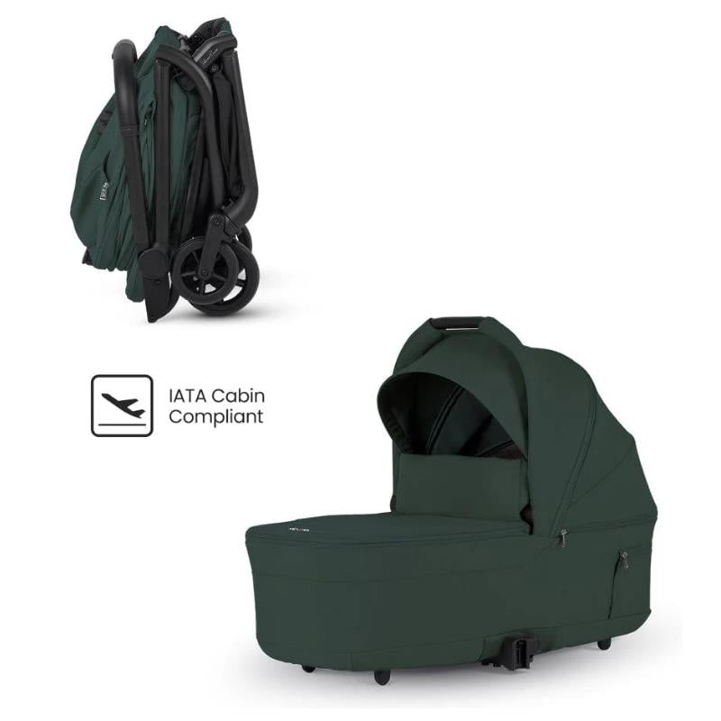 Silver Cross Nia Compact Travel Stroller & Bassinet Bundle, Conifer Image 16