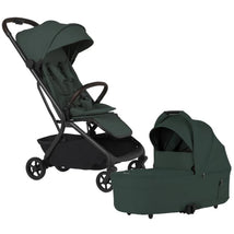 Silver Cross Nia Compact Travel Stroller & Bassinet Bundle, Conifer Image 1