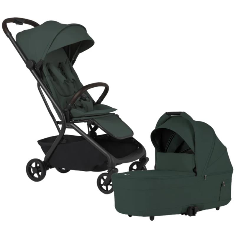 Silver Cross Nia Compact Travel Stroller & Bassinet Bundle, Conifer