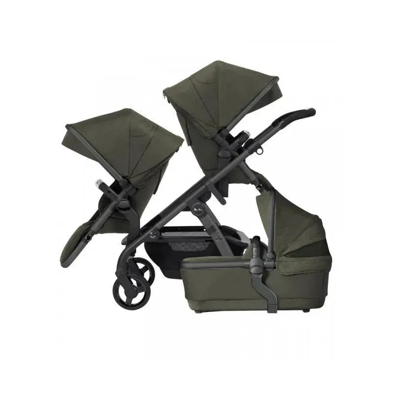 Silver Cross Wave Double Stroller - Cedar Image 1