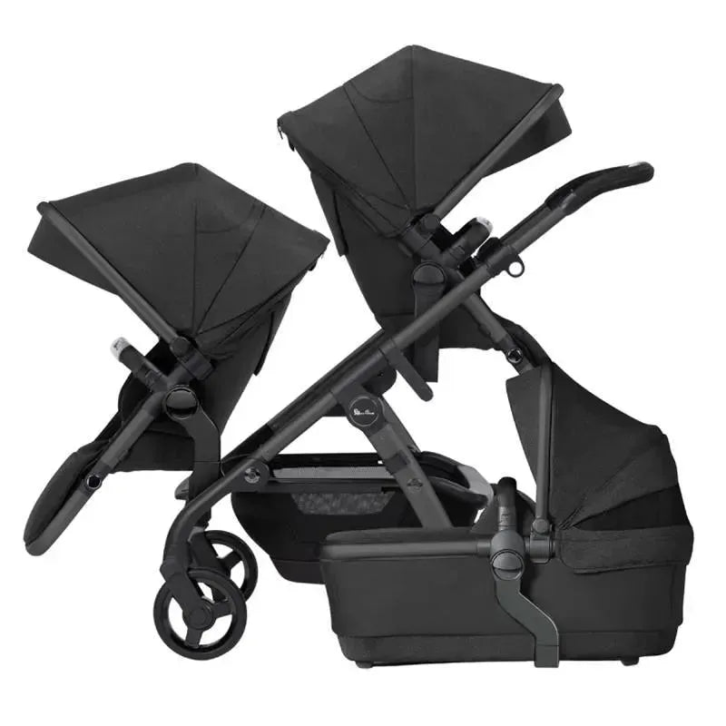 Silver Cross - Wave Double Stroller, Onyx Image 1