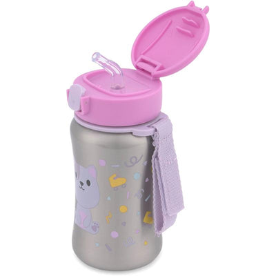 Skip Hop 12 oz Toddler Sippy Cup with Straw, Besties Squad Cat Image 1