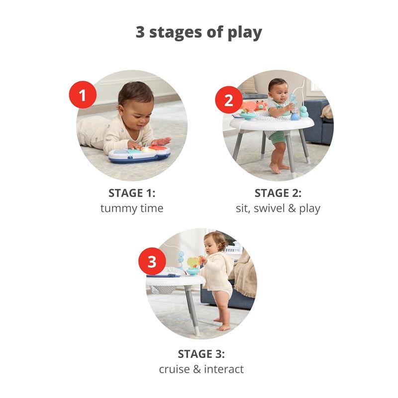 Skip Hop 2-in-1 Baby Activity Center with 20+ Developmental Activities Image 3