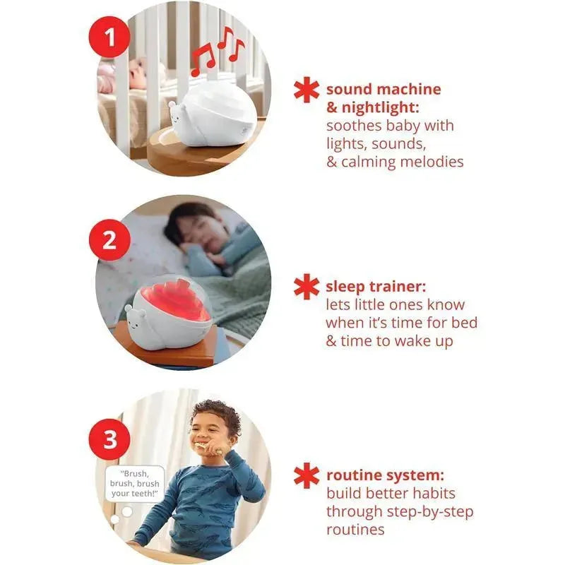 Skip Hop - Baby & Kids Sound, Sleep, and Routine Training Machine, Night Light, Alarm Clock, White Noise, Voice Prompts  Image 6