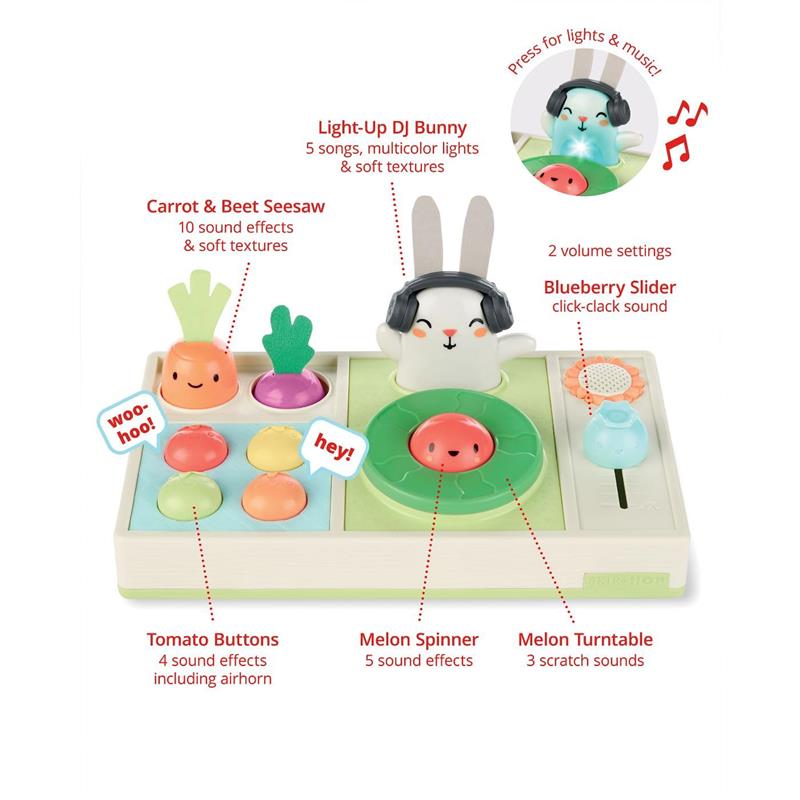 Skip Hop - Baby Musical DJ Set Toy with Lights, Songs, Sound Effects Image 3
