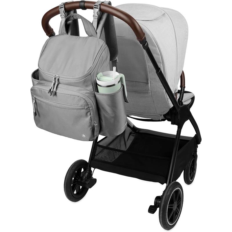Skip Hop Diaper Bag Backpack with Portable Changing Pad, Forma Next Grey Image 2