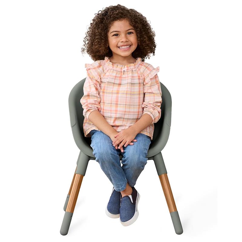 Skip Hop EON Baby High Chair 4-in-1 Convertible High Chair, Thyme Image 2