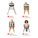 Skip Hop EON Baby High Chair 4-in-1 Convertible High Chair, Thyme Image 4