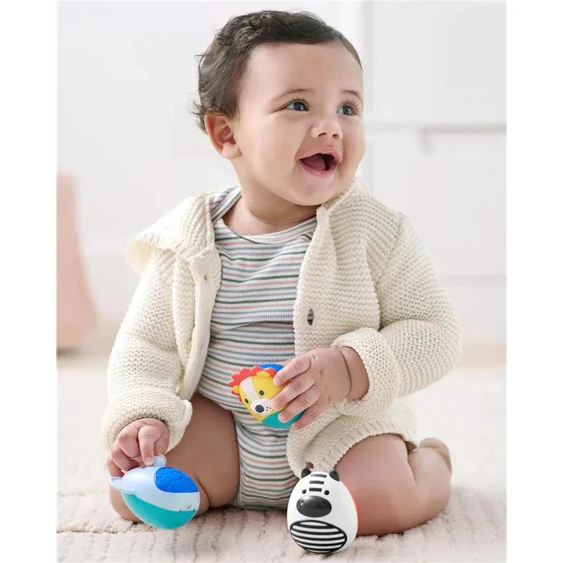 Skip Hop - Explore & More Egg Shaker Trio Set, Jungle Beat Image 4