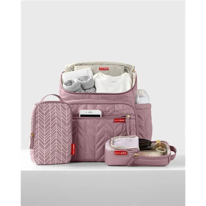 Skip Hop - Forma Diaper Backpack, Mauve Mist Image 4