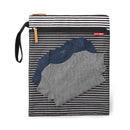 Skip Hop - Grab & Go Wet/Dry Bag, Black & White Stripe Image 2