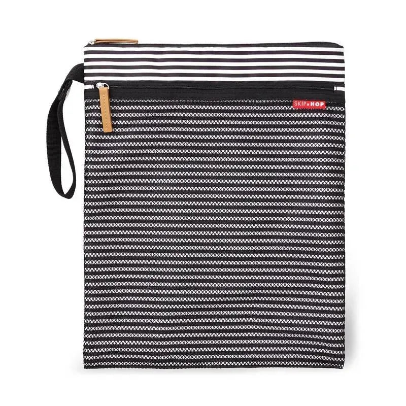 Skip Hop - Grab & Go Wet/Dry Bag, Black & White Stripe Image 5