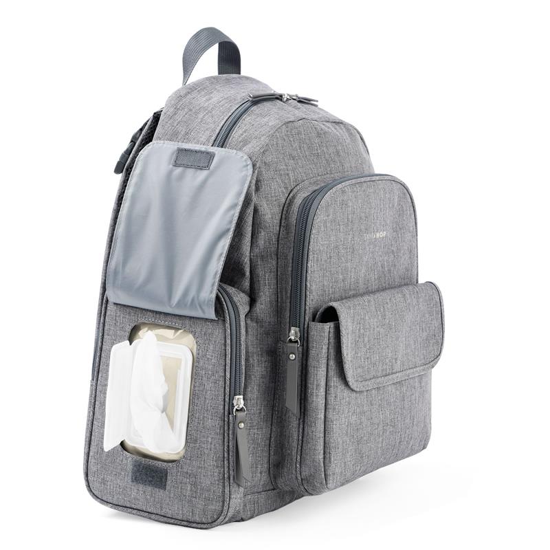 Skip Hop Diaper Bag Backpack Luna Heather Grey | Baby Travel Backpack