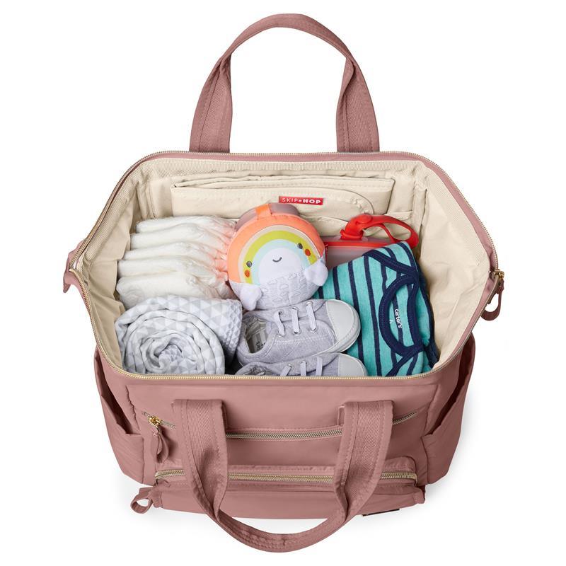 Skip Hop - Mainframe Baby Diaper Bag Backpack, Dusty Rose Image 7