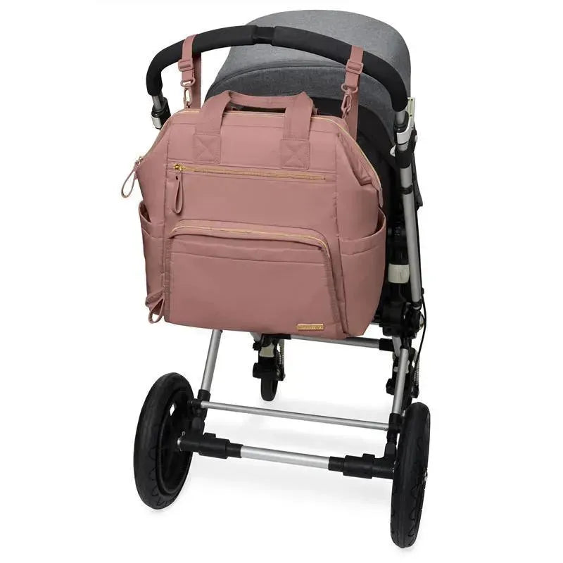 Skip Hop - Mainframe Baby Diaper Bag Backpack, Dusty Rose Image 5