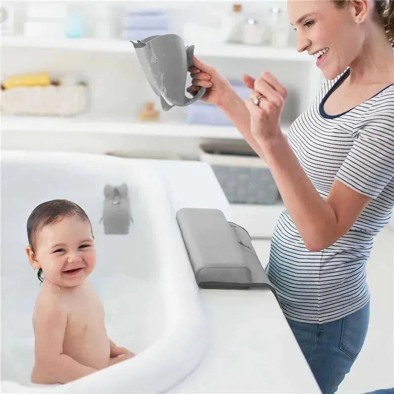 Skip Hop - Baby Bath Spout Cover, Universal Fit, Moby, Grey Image 4