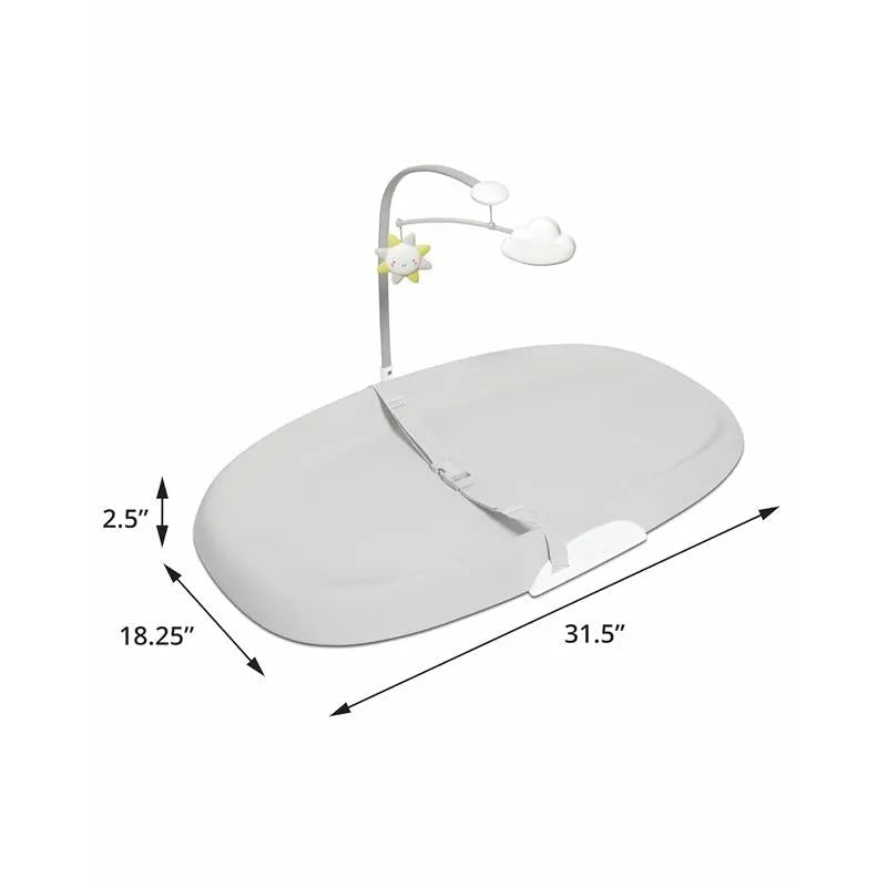 Skip Hop Nursery Style Wipe-Clean Changing Pad, Oat Image 2