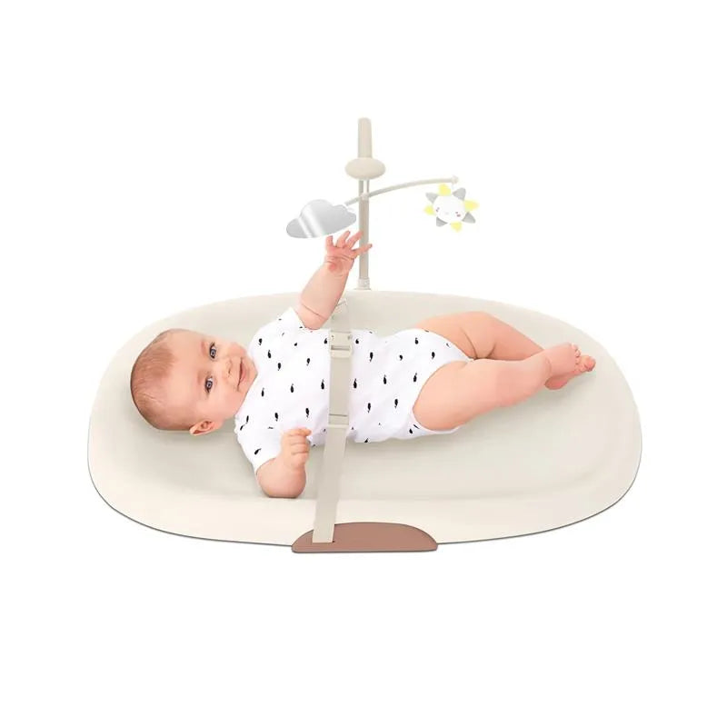 Skip Hop Nursery Style Wipe-Clean Changing Pad, Oat Image 4