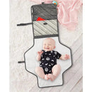 Skip Hop - Portable Baby Changing Pad, Graphite Stripe Image 3