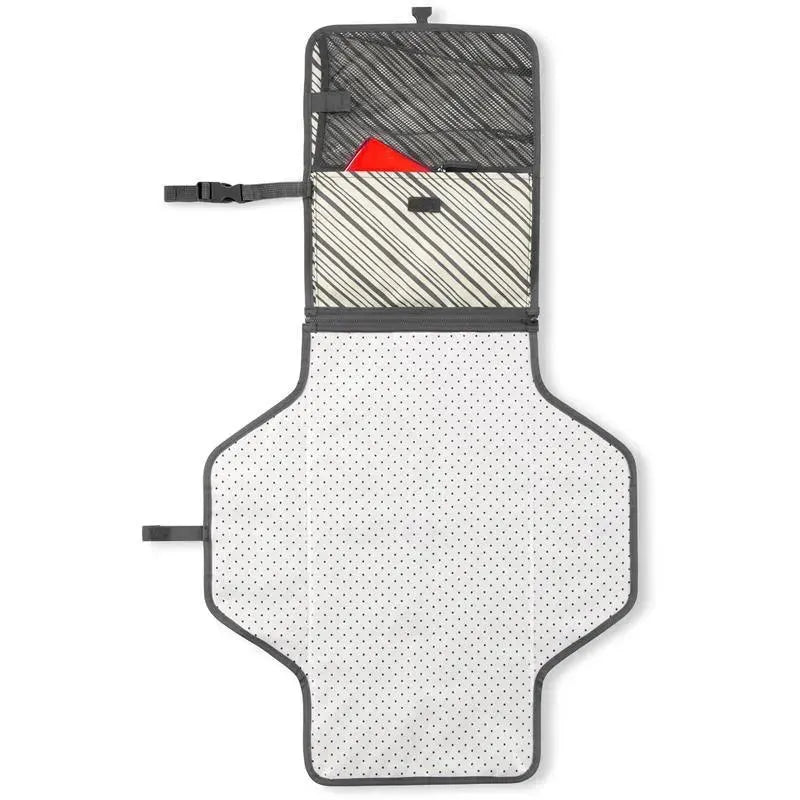 Skip Hop - Portable Baby Changing Pad, Graphite Stripe Image 4