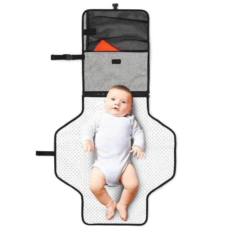 Skip Hop - Portable Baby Changing Pad, Grey Melange Image 5