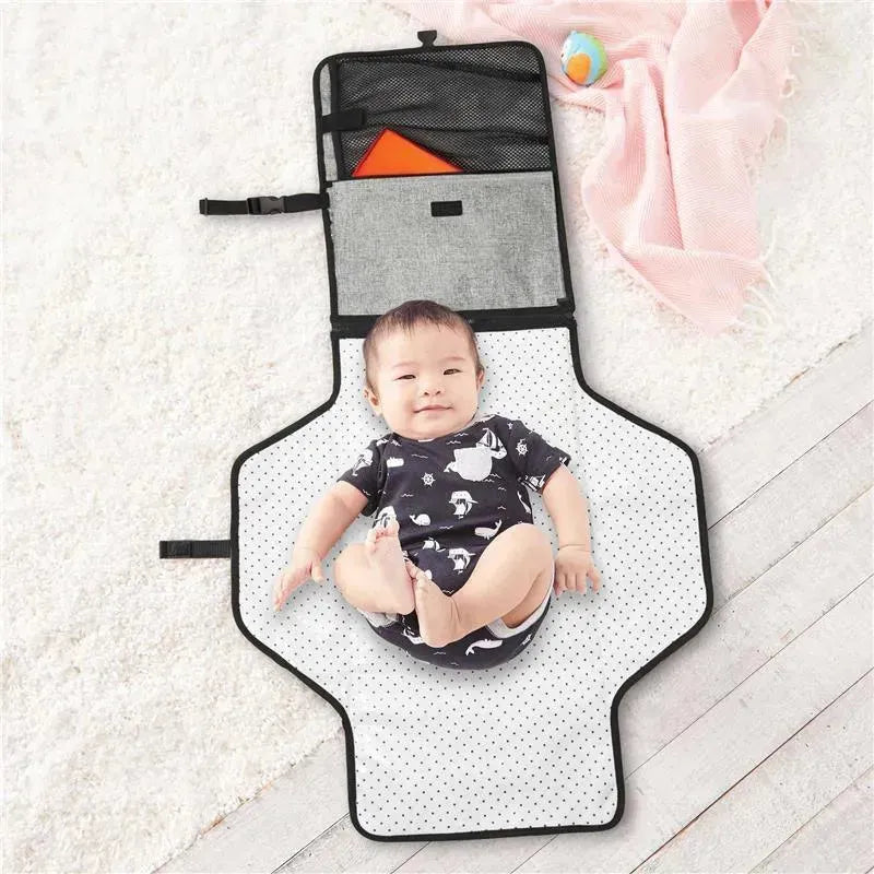 Skip Hop - Portable Baby Changing Pad, Grey Melange Image 3