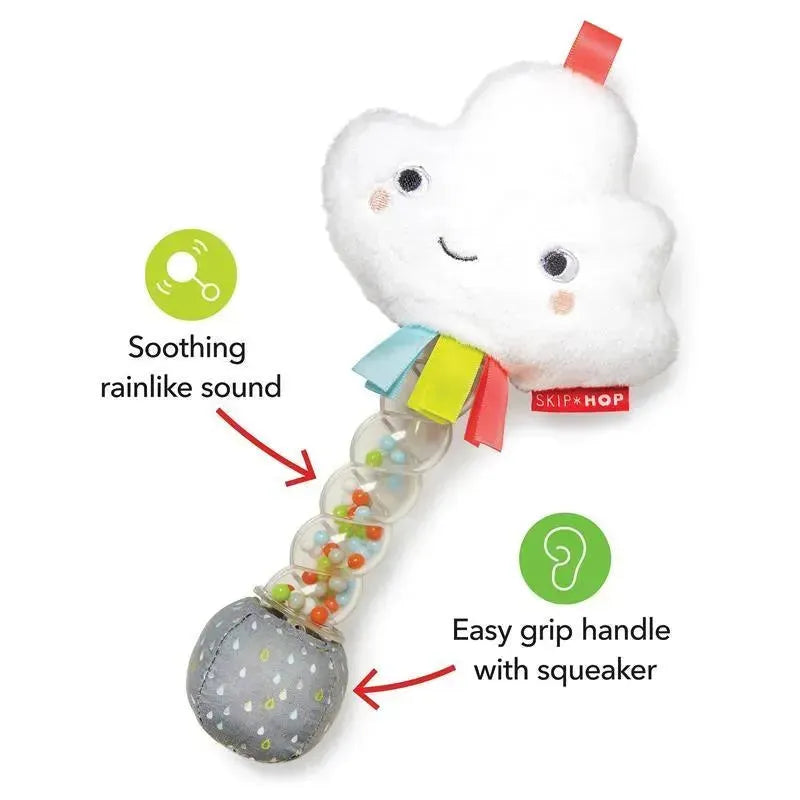 Skip Hop - Silver Lining Cloud Rainstick Rattle Image 2