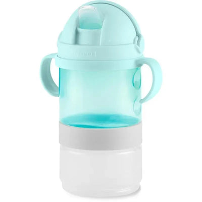 Skip Hop - Sip To Snack 2-In-1 Set, Teal and Grey Image 1