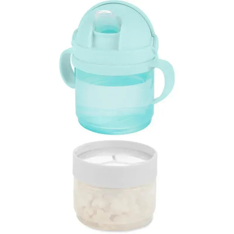 Skip Hop - Sip To Snack 2-In-1 Set, Teal and Grey Image 2