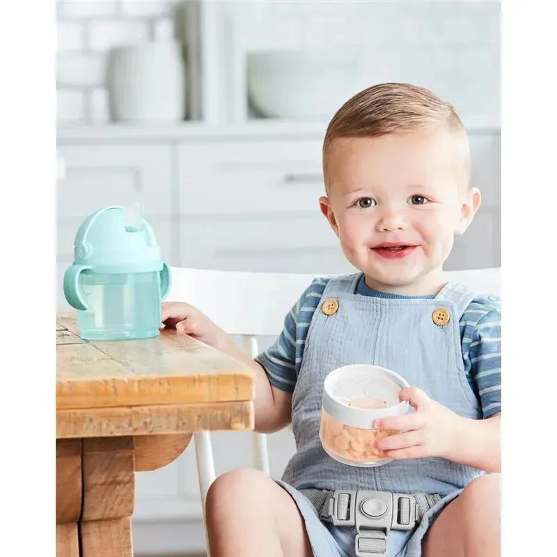 Skip Hop - Sip To Snack 2-In-1 Set, Teal and Grey Image 3