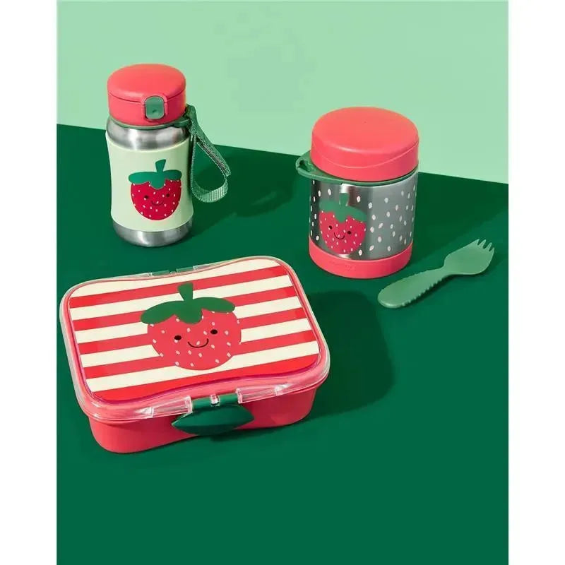 Skip Hop - Sparks Stainless Steel Straw Bottle, Strawberry Image 3
