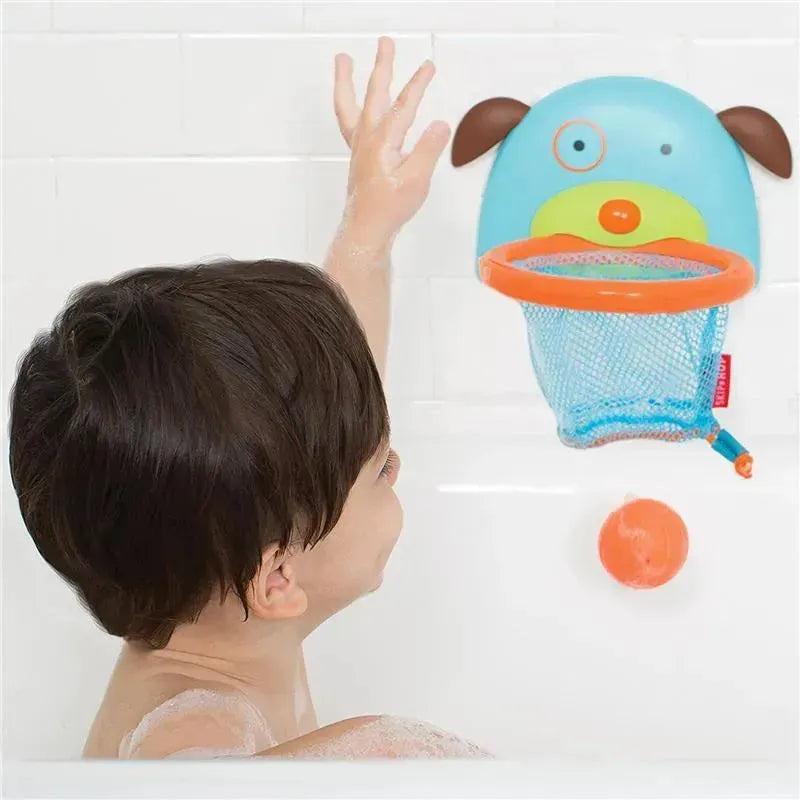 Skip Hop Zoo Bathtime Basketball, Blue Dog Image 5