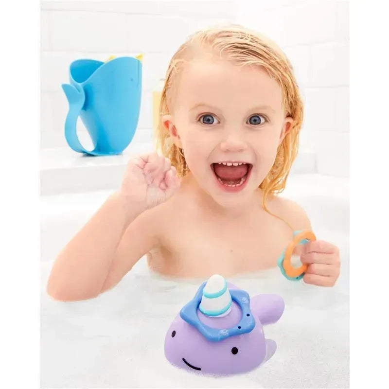 Skip Hop - Zoo Narwhal Ring Toss Baby Bath Toy Image 3