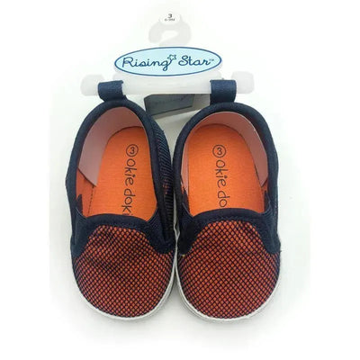 Sneakers Orange/Navy Mesh. Rising Star - Sizes 1, 2 and 3 Image 1