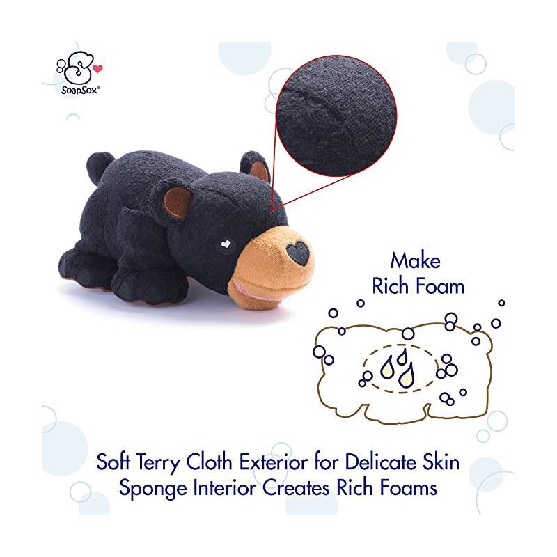 SoapSox Bath Toy Sponge, Bailey The bear Image 9
