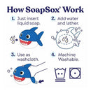 Soapsox Daddy Shark - Bath toy - Bath Scrub Image 2