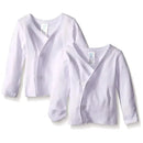 Spasilk - 2 Pack Long Side Snap Tee White Image 1