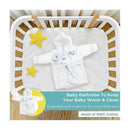 Spasilk - Terry Bathrobe Whale With Booties Blue Image 2
