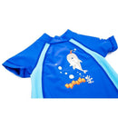Speedo Kids One Piece Swimsuit 50+ Spf Protection,Blue.
