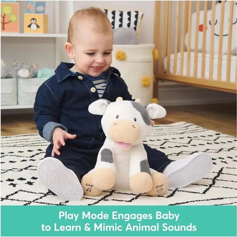 Spin Master - Baby GUND Buttermilk the Cow Animated Plush, Singing Animal, 12”  Image 7