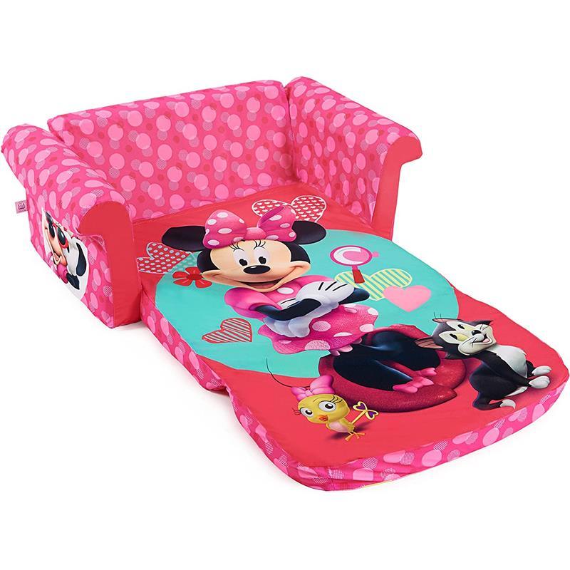 Spin Master - Children's 2-in-1 Flip Open Foam Compressed Sofa, Minnie Mouse Image 3
