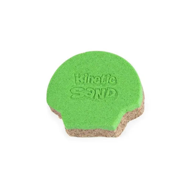 Spin Master - Kinetic Sand, 4.5 Oz Seashell Container Green Image 5