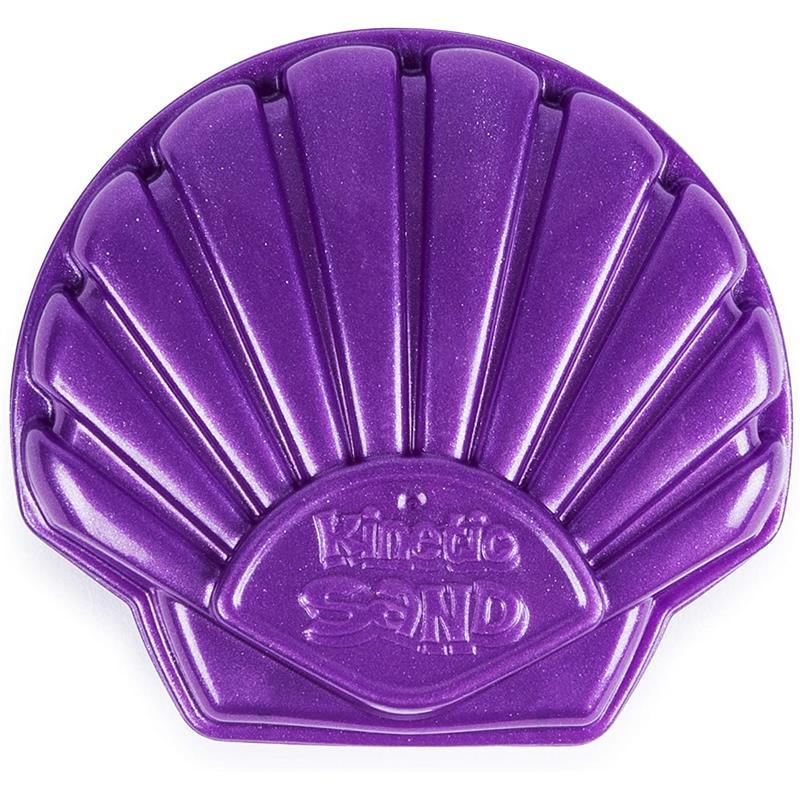 Spin Master - Kinetic Sand, 4.5 Oz Seashell Container Purple Image 4